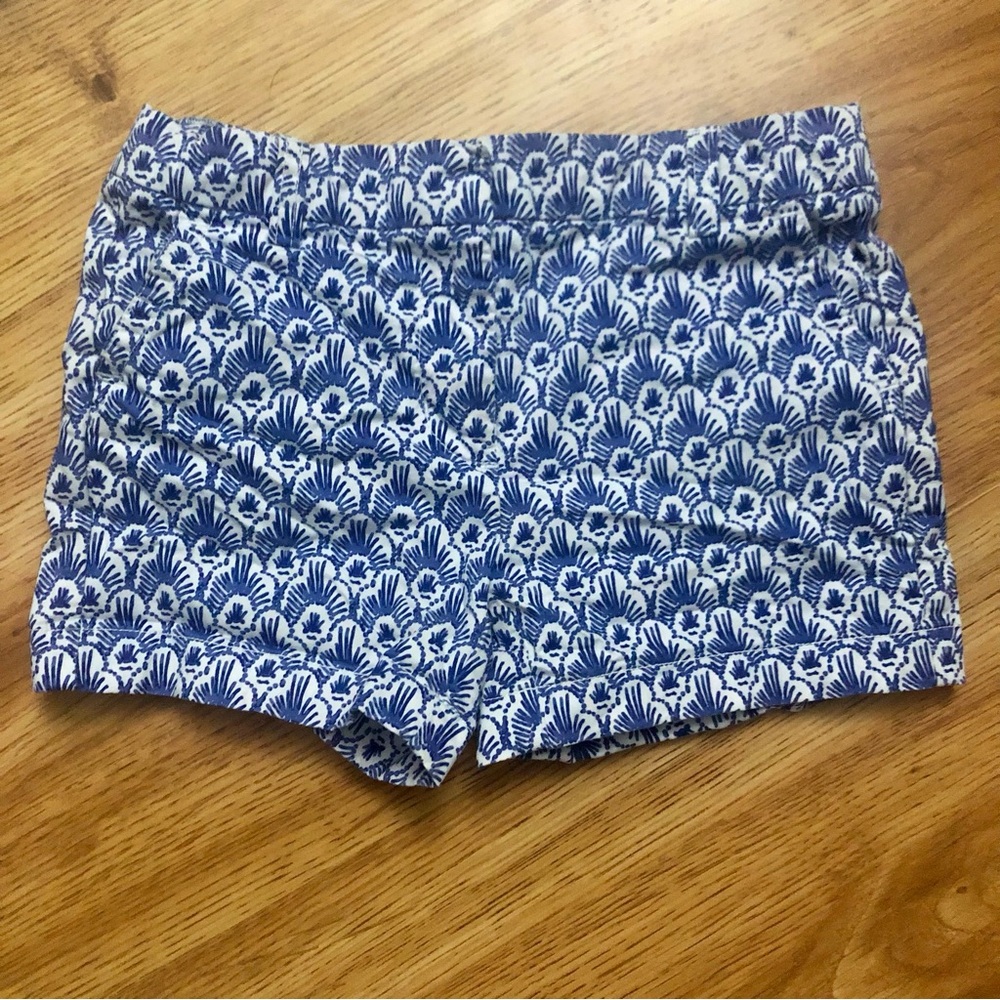 Girls Vineyard Vines Blue Print Shorts 7